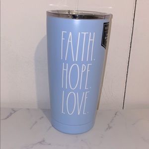 Insulated Stainless Steel Tumbler FAITH HOPE LOVE